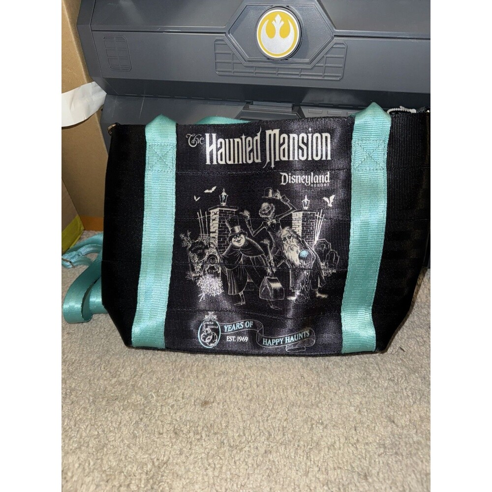 D23 Expo 2024 Harveys Seatbelt DISNEY HAUNTED MANSION 55th Small Poster Tote NWT